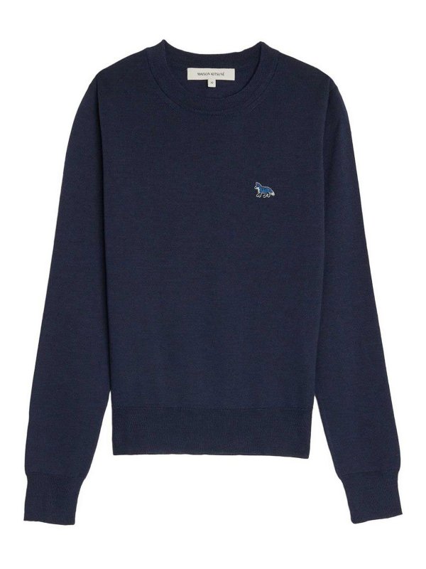 MAISON KITSUNÉ: crew necks - Baby Fox Wool Jumper