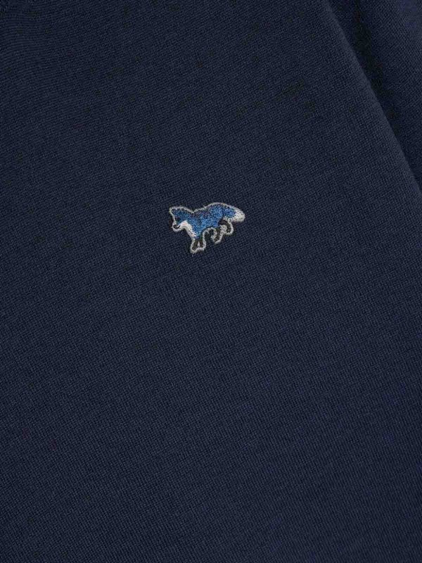 The Best Shops MAISON KITSUNÉ: crew necks - Baby Fox Wool Jumper