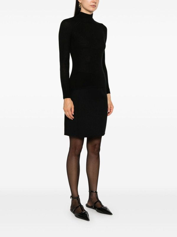 Majestic Filatures: Col roulé & Col polo online - Pull Col Roulé - Noir