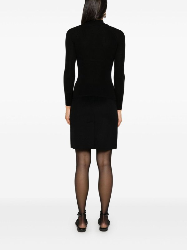 Pull Col Roulé - Noir shop online: Majestic Filatures