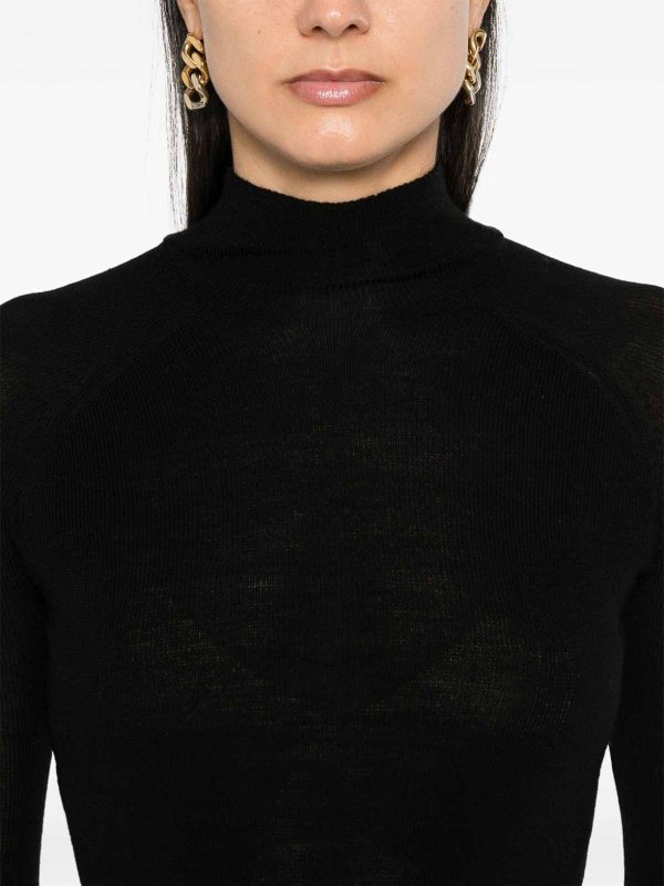 Majestic Filatures buy online Pull Col Roulé - Noir