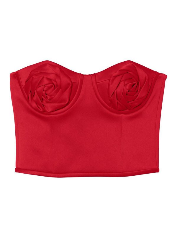 MARC JACOBS: Tops & Tank tops - Rose Satin Corset