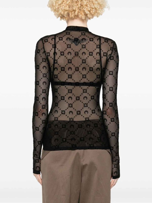 The Best Shops MARINE SERRE: トップス＆タンクトップ - トップ/タンクトップ - 黒