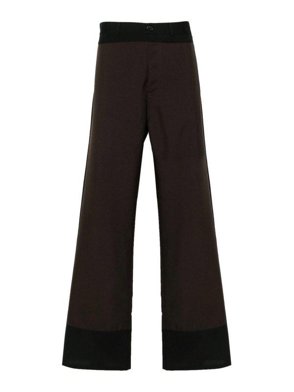 Marni: カジュアルトラウザー - カジュアルパンツ - 黒