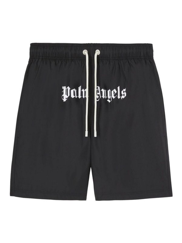 Palm Angels: Swim shorts & swimming trunks - Logo Swim Shorts