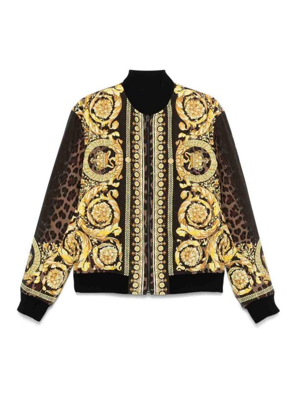 VERSACE: ボンバージャケット - ボンバージャケット - 金