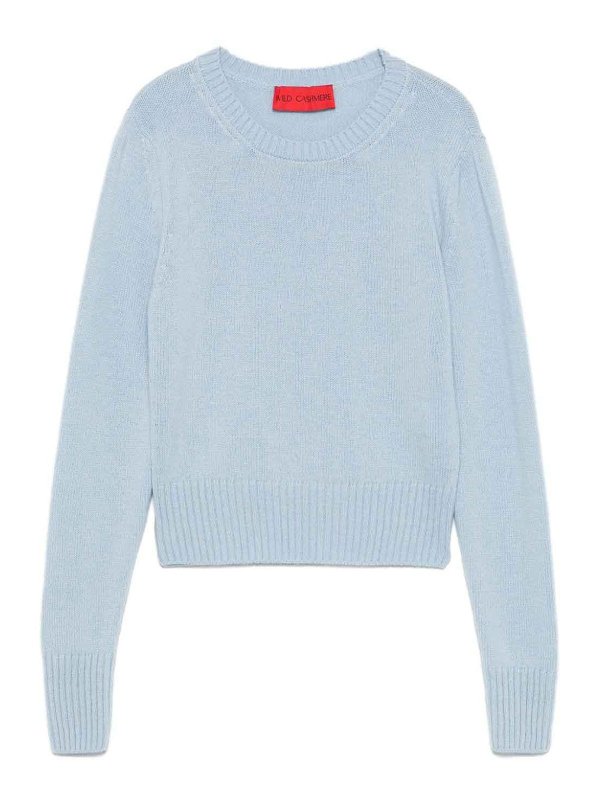 WILD CASHMERE: クルーネック - クルーネック - ブルー