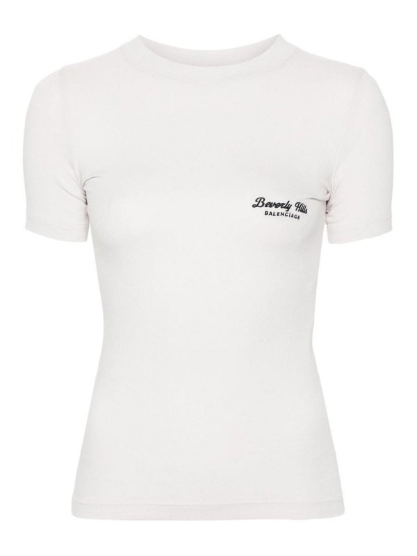 BALENCIAGA: T-shirts - T-Shirt - Hellgrau