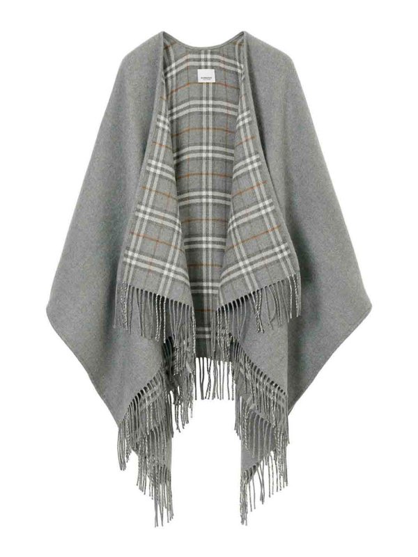 BURBERRY: Capes & Ponchos - Cape - Grau