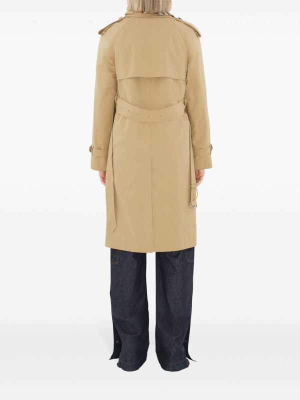 BURBERRY: cappotti corti online - Trench in cotone