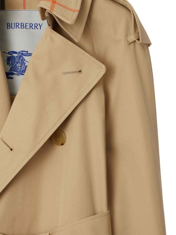 short coats shop online Cotton Trench Coat