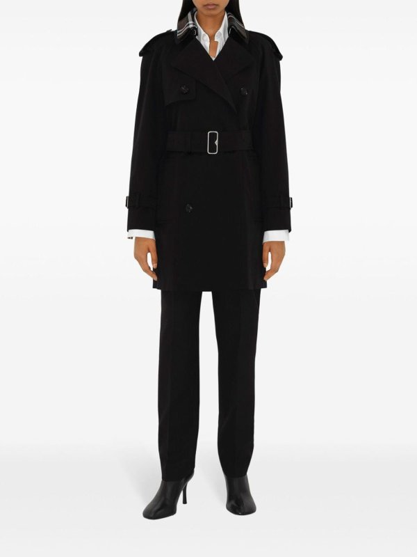BURBERRY buy online Kurzer Mantel - Schwarz