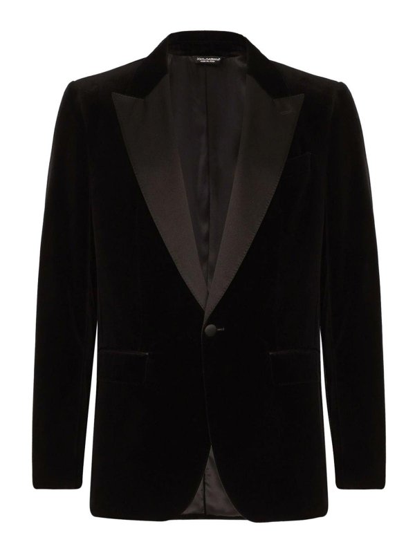 DOLCE & GABBANA: casual jackets - Cotton Single-Breasted Jacket