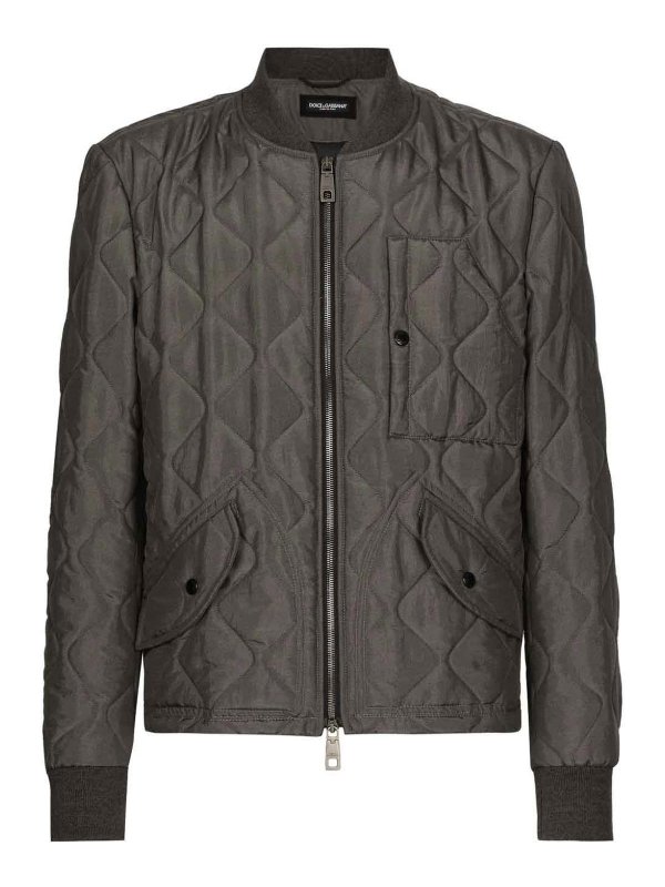 DOLCE & GABBANA: ボンバージャケット - ボンバージャケット - 緑