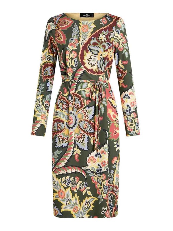 ETRO: Vestidos largos - Vestido Largo - Verde