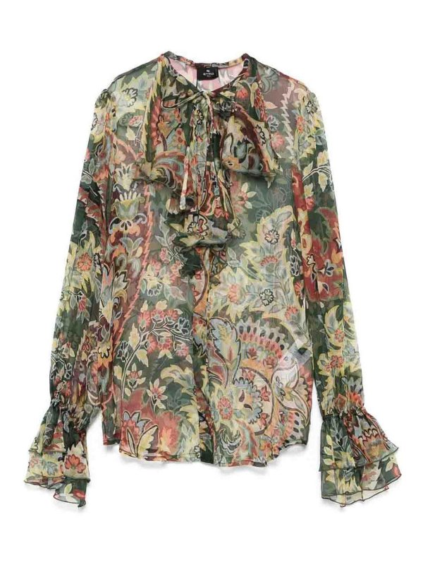 ETRO: Camisas - Camisa - Verde