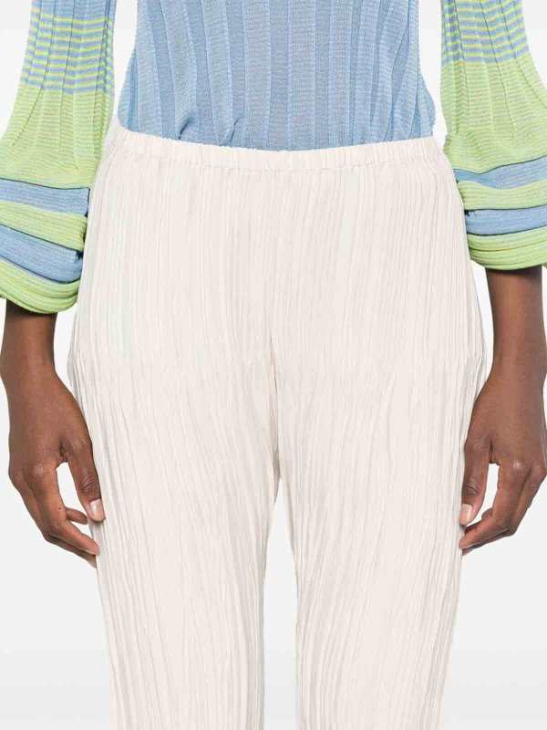 Pleated Crepe Trousers shop online: FORTE FORTE