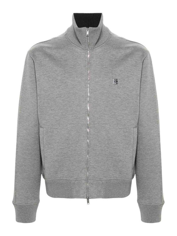 GIVENCHY: Sudaderas y suéteres - Traje - Gris