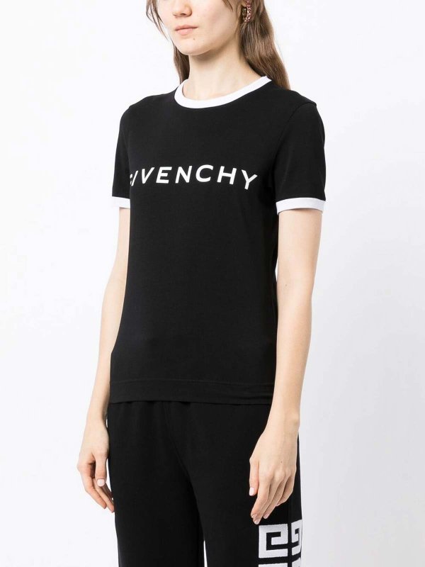 Logo Cotton T-Shirt shop online: GIVENCHY