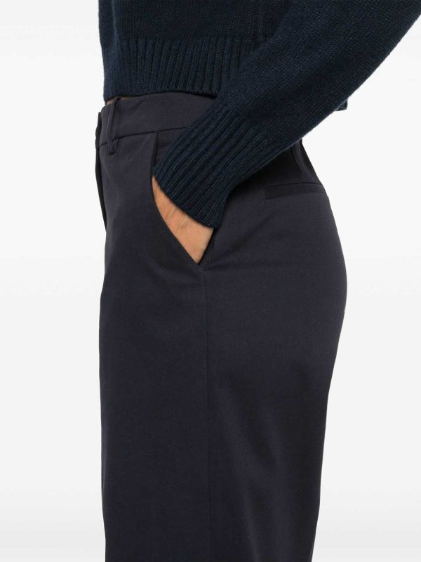 カジュアルパンツ - ブルー shop online: P.A.R.O.S.H.