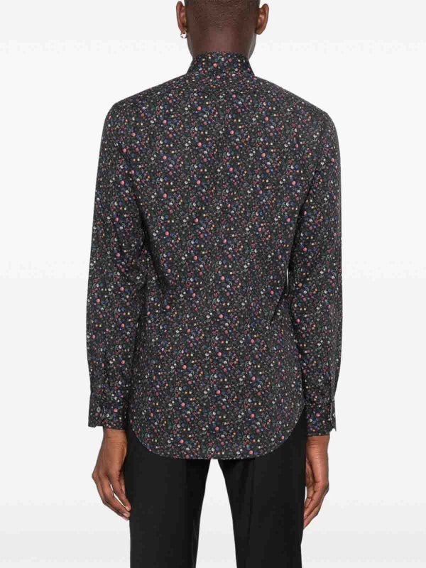 PAUL SMITH: shirts online - Printed Cotton Shirt