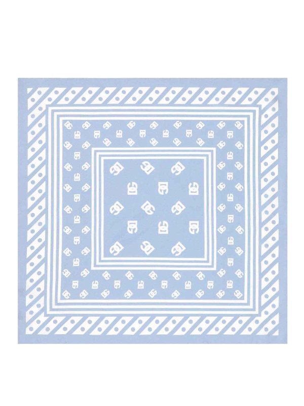 DOLCE & GABBANA: Estolas y chales - Estola - Azul