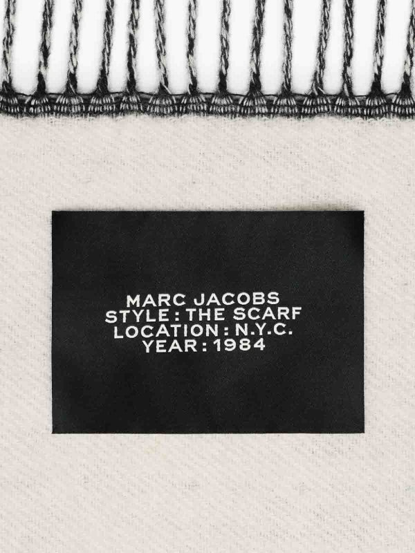 Logo Wool Scarf shop online: MARC JACOBS