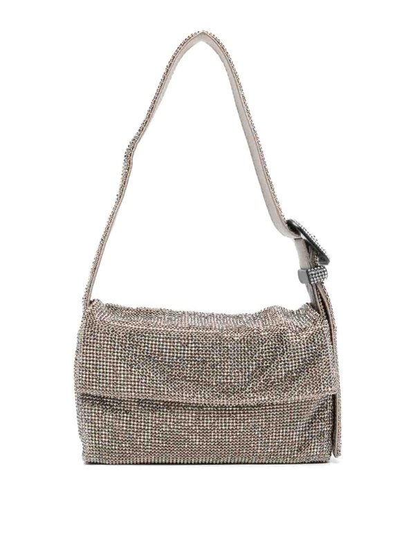 BENEDETTA BRUZZICHES: クロスボディバッグ - クロスボディバッグ - グレー