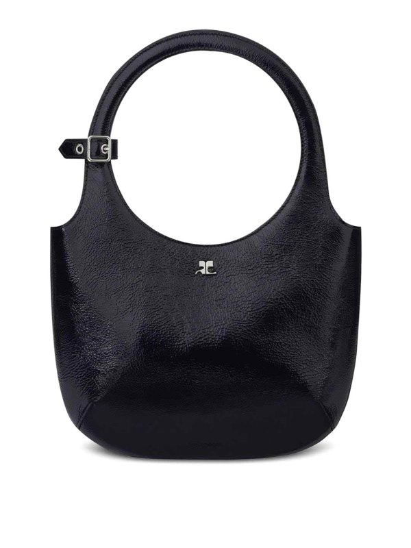 Courreges: Sacs à main - Sac Cabas - Noir