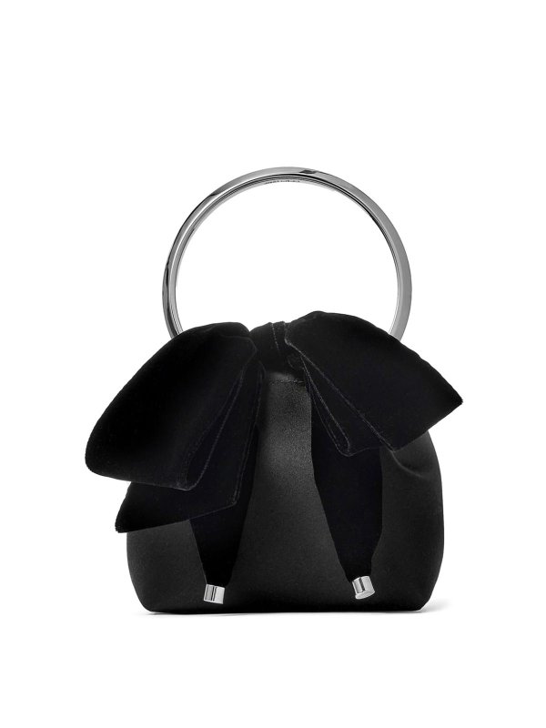 JIMMY CHOO: クロスボディバッグ - クロスボディバッグ - 黒