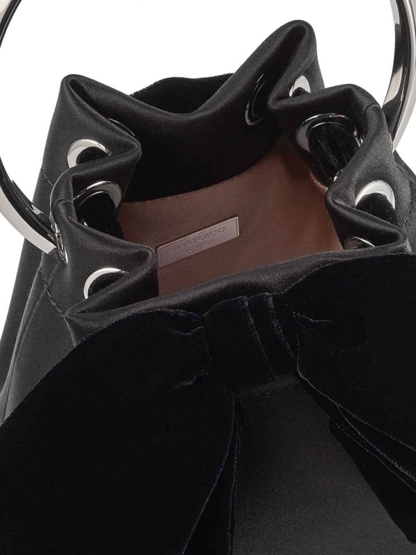 クロスボディバッグ - 黒 shop online: JIMMY CHOO