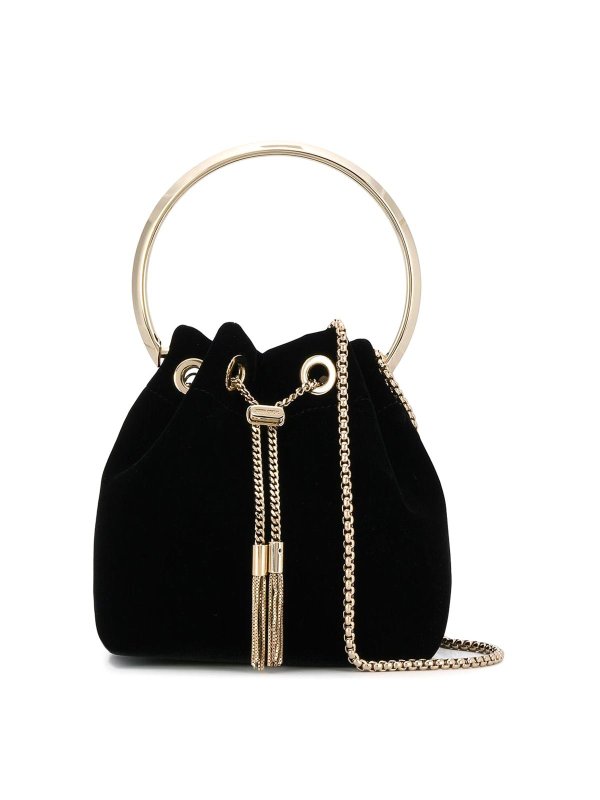 JIMMY CHOO: Umhängetaschen - Umhängetasche - Schwarz