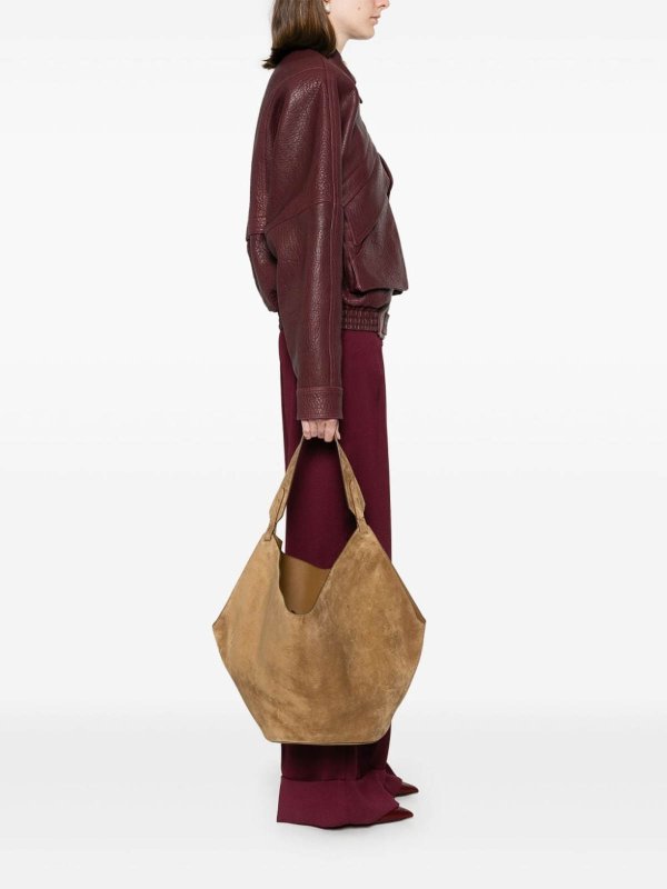 KHAITE buy online Lotus Medium Leather Shoulder Bag