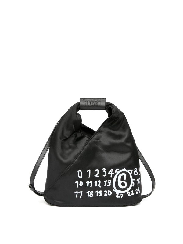 MM6 MAISON MARGIELA: クロスボディバッグ - クロスボディバッグ - 黒