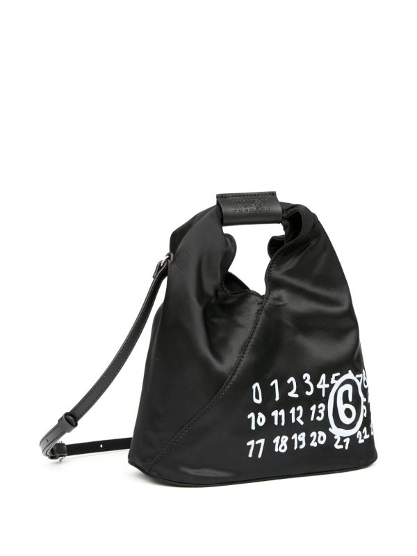 クロスボディバッグ - 黒 shop online: MM6 MAISON MARGIELA