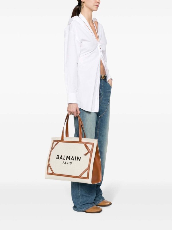 クロスボディバッグ - ブラウン shop online: Balmain