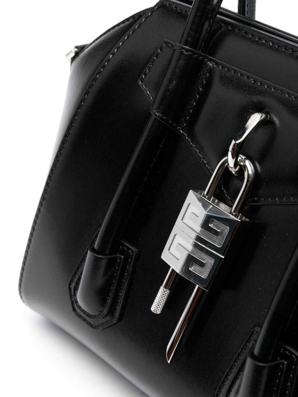GIVENCHY: totes bags online - Antigna Lock Mini Leather Handbag