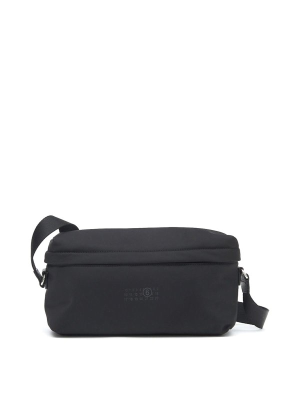 MM6 MAISON MARGIELA: クロスボディバッグ - クロスボディバッグ - 黒