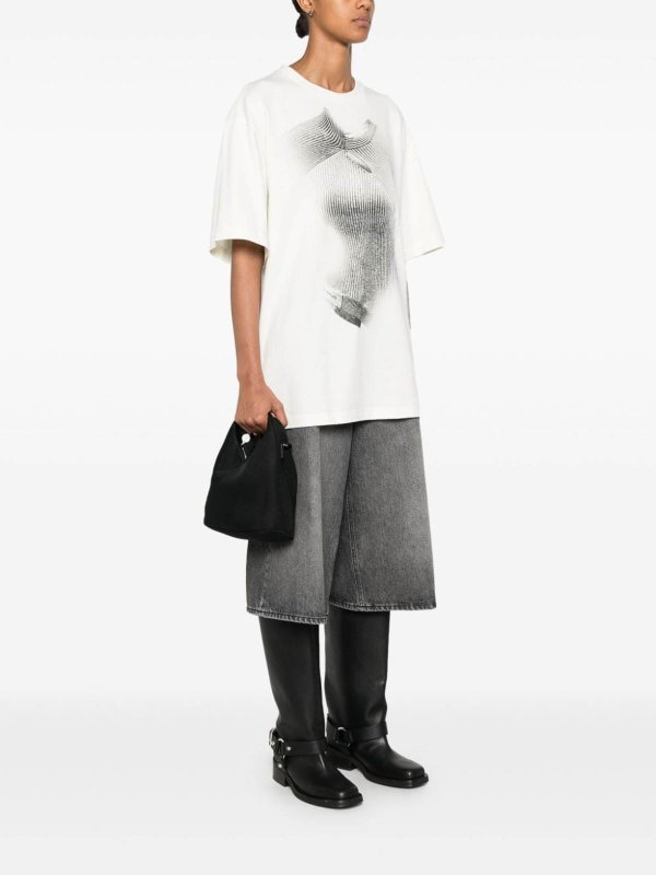 クロスボディバッグ - 黒 shop online: MM6 MAISON MARGIELA