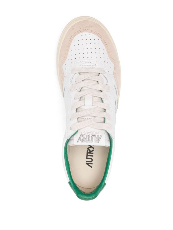 Medalist Low Leather And Suede Sneakers shop online: AUTRY