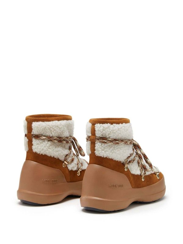 The Best Shops Moon Boot: Bottines - Bottes - Beige