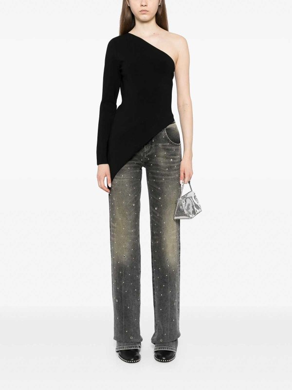 ALEXANDER WANG: boat necks online - Asymmetric shirt