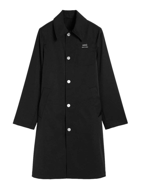 AMI PARIS: trench coats - Spolverino Nylon