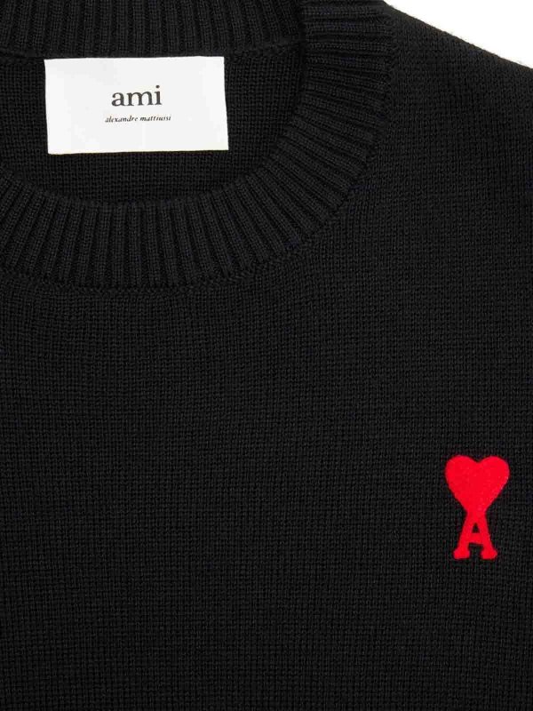 AMI PARIS buy online Rundhalspullover - Schwarz