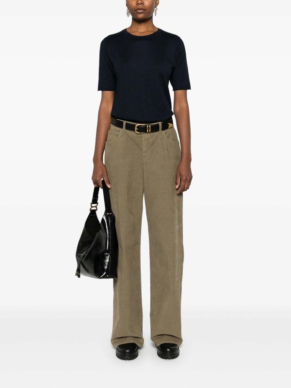 LISA YANG: maglia collo a barchetta online - Maglia Girocollo