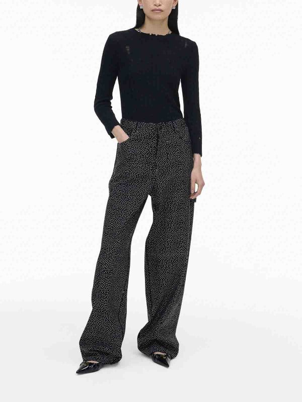 MARC JACOBS: Bootcut online - Bootcut Jeans - Schwarz