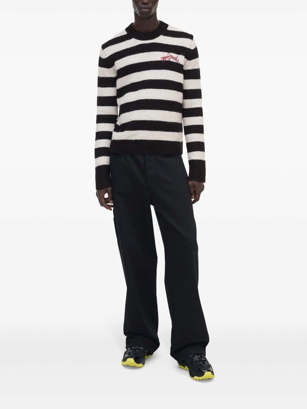 MARC JACOBS: boat necks online - Striped sweater