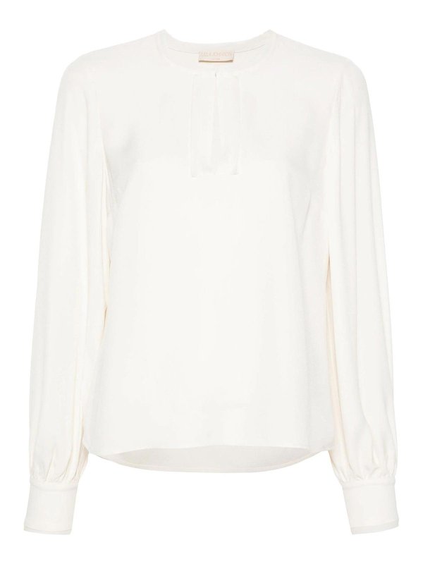 ULLA JOHNSON: Blusas - Blusa - Blanco
