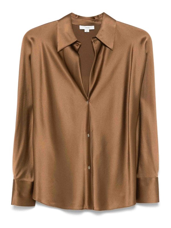 VINCE: Blusas - Blusa - Beis