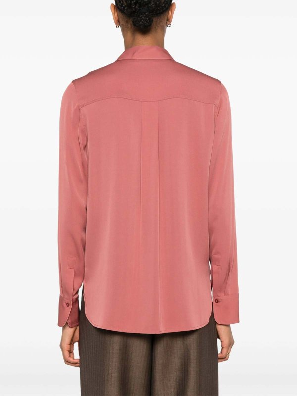 ブラウス - ダークレッド shop online: VINCE